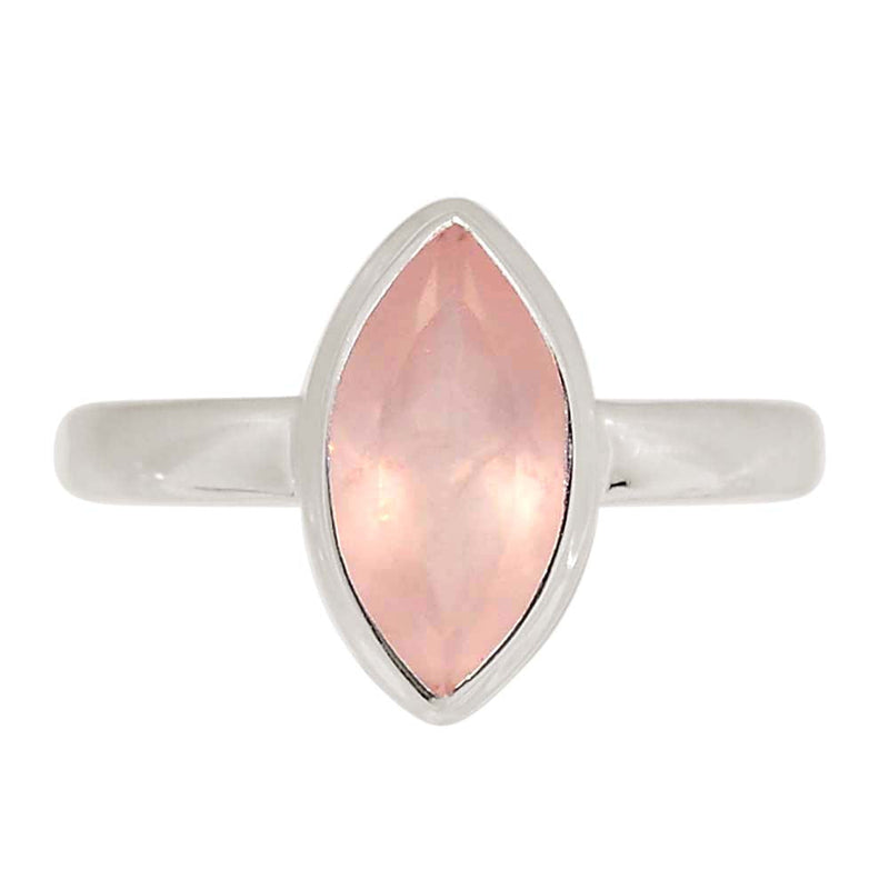 Rose Quartz Faceted Ring - RQFR1185