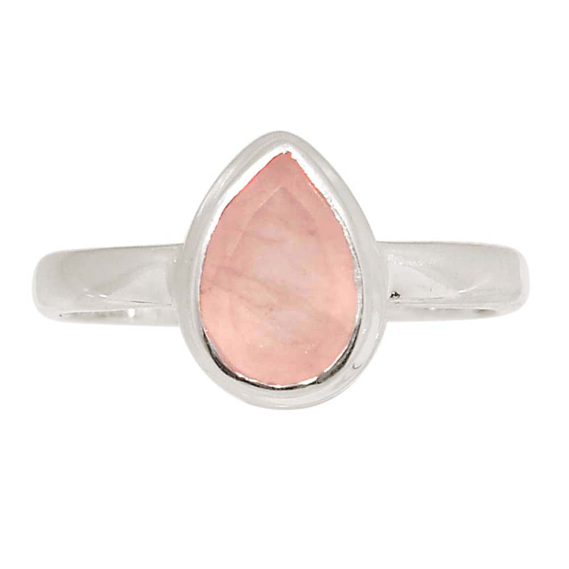Rose Quartz Faceted Ring - RQFR1190