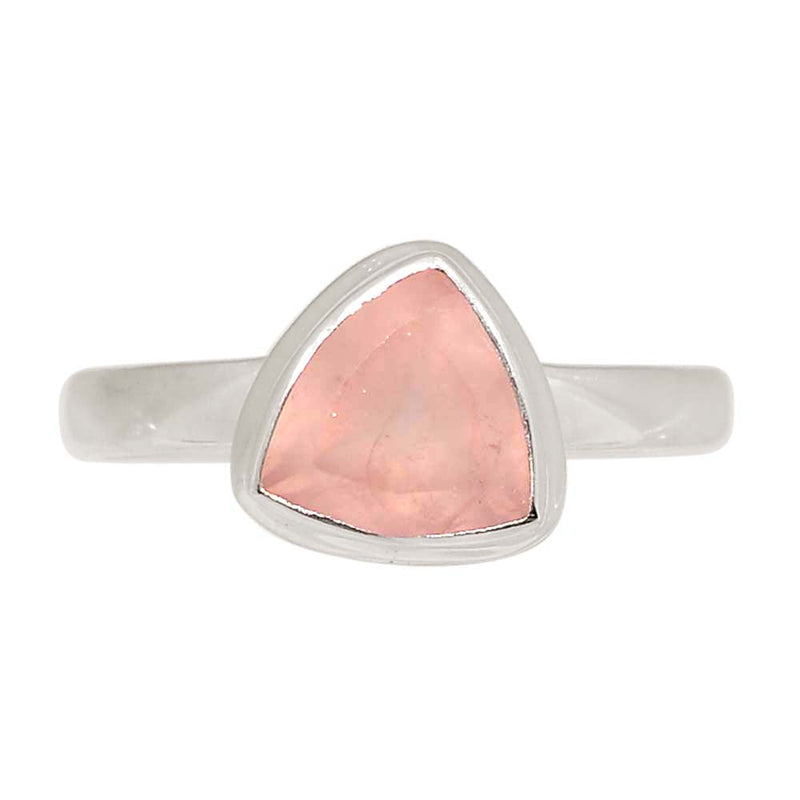 Rose Quartz Faceted Ring - RQFR1193