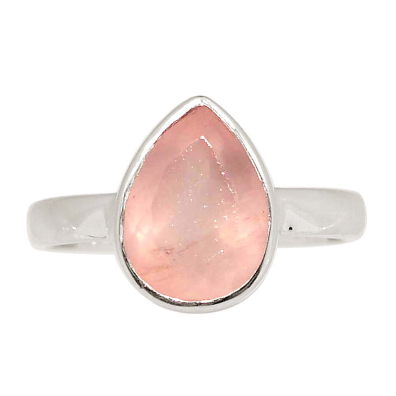 Rose Quartz Faceted Ring - RQFR1194