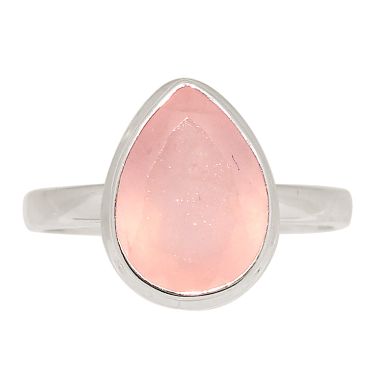 Rose Quartz Faceted Ring - RQFR1199