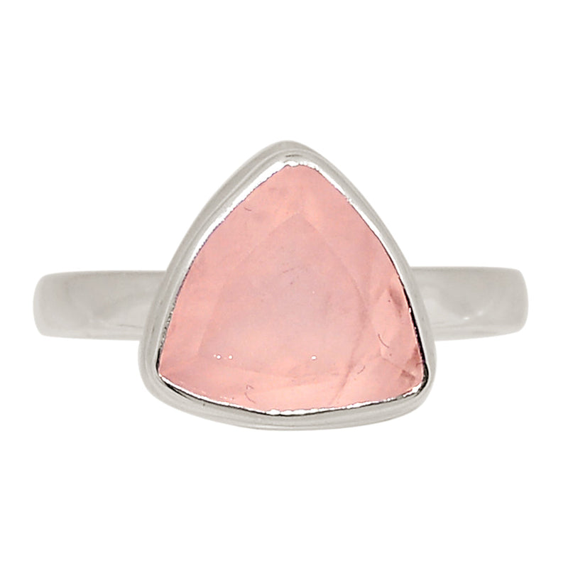 Rose Quartz Faceted Ring - RQFR1202