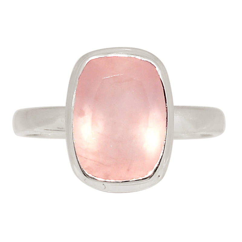 Rose Quartz Faceted Ring - RQFR1205