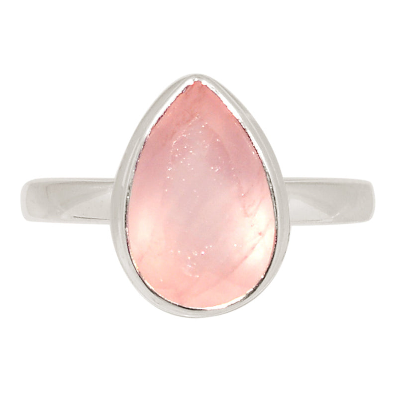 Rose Quartz Faceted Ring - RQFR1212