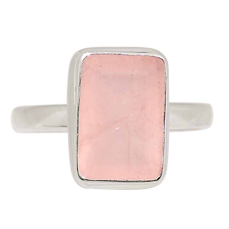 Rose Quartz Faceted Ring - RQFR1214