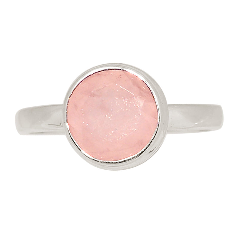 Rose Quartz Faceted Ring - RQFR1215