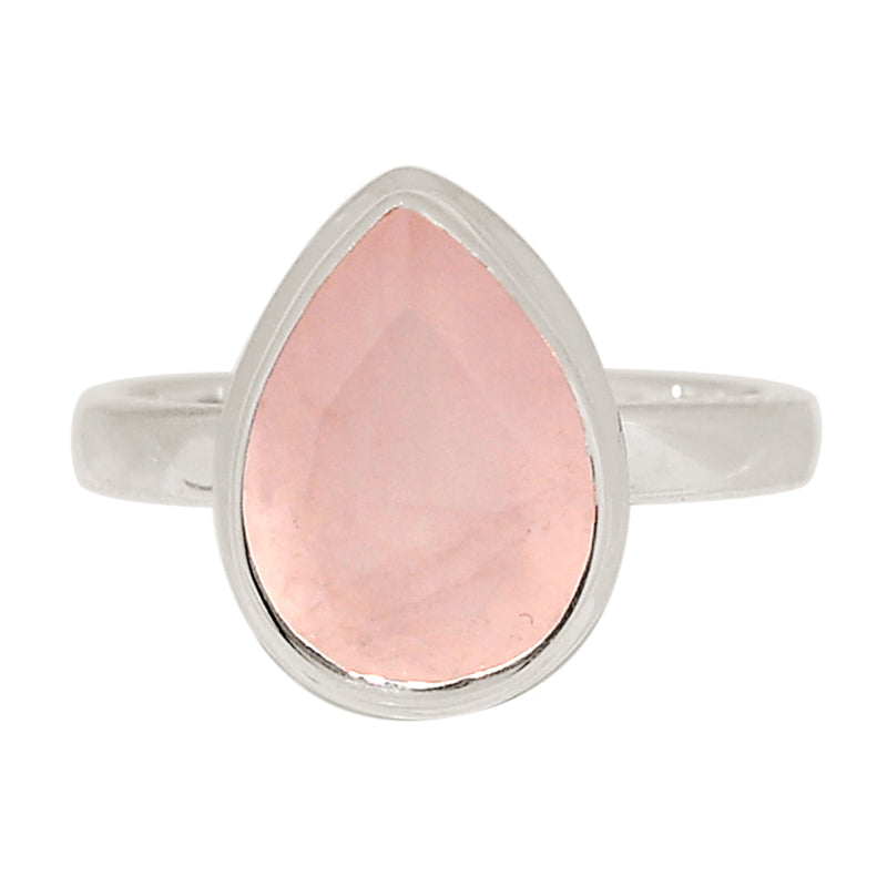 Rose Quartz Faceted Ring - RQFR1217
