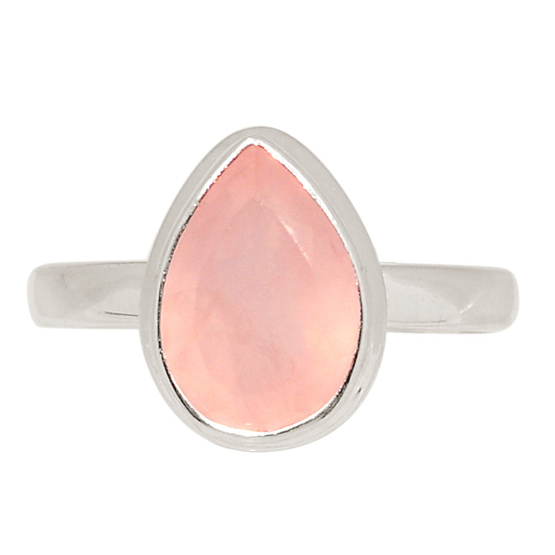 Rose Quartz Faceted Ring - RQFR1219
