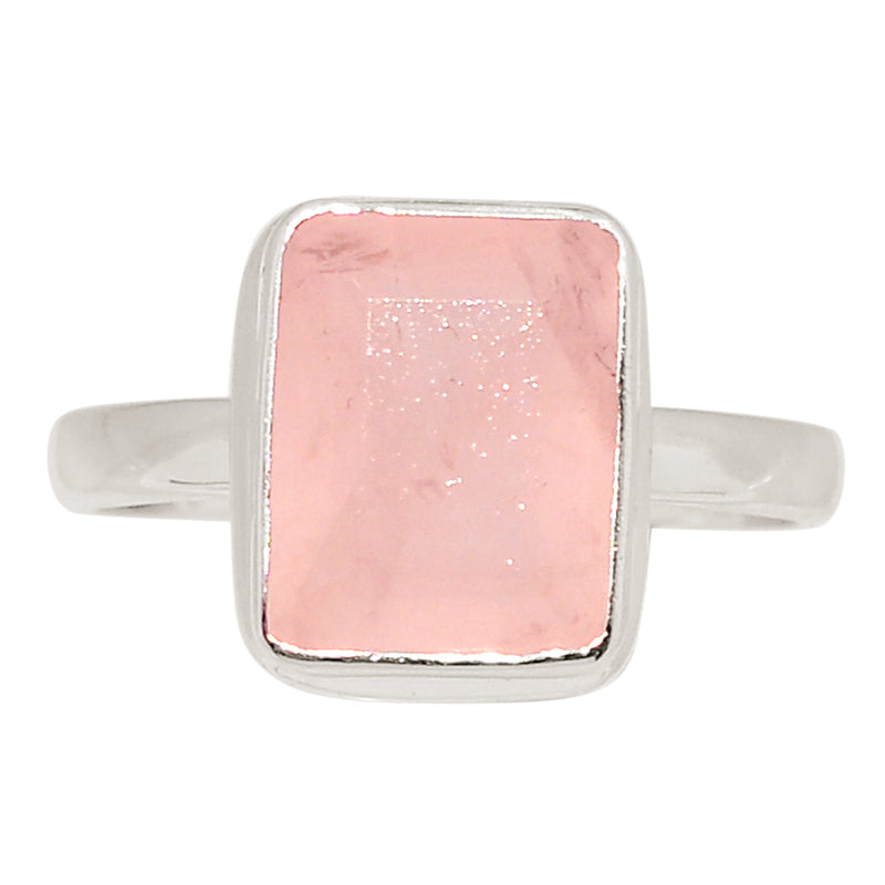 Rose Quartz Faceted Ring - RQFR1220