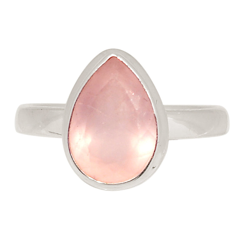 Rose Quartz Faceted Ring - RQFR1221