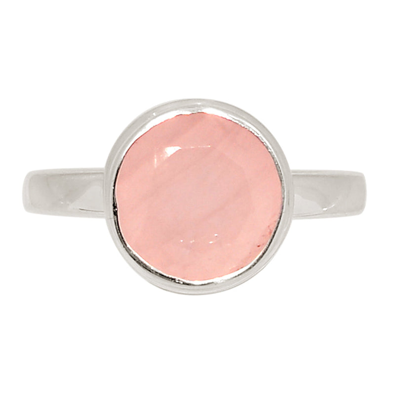 Rose Quartz Faceted Ring - RQFR1223