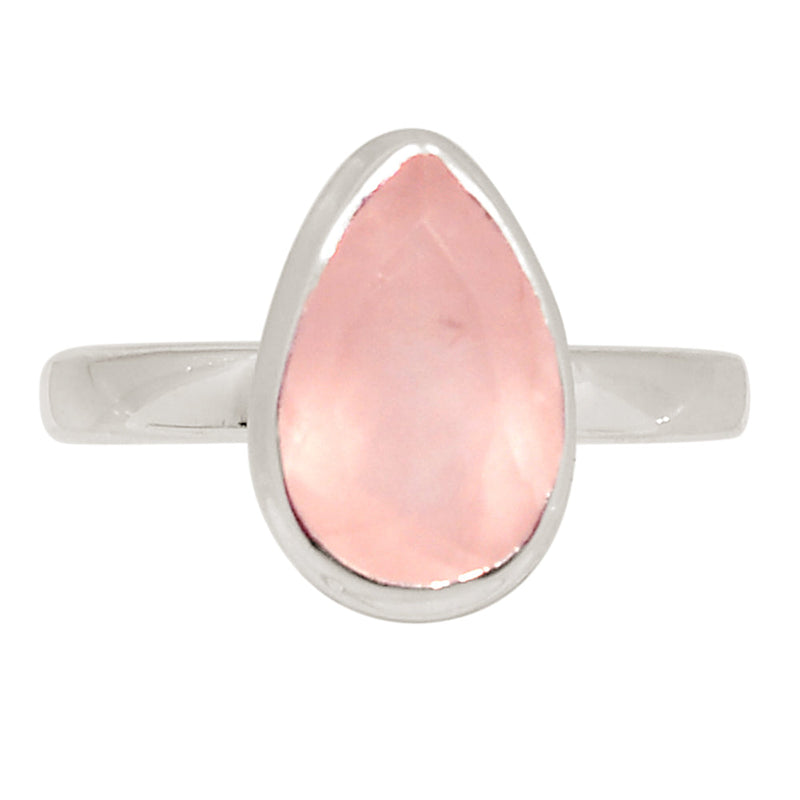 Rose Quartz Faceted Ring - RQFR1224