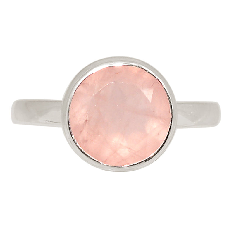 Rose Quartz Faceted Ring - RQFR1225