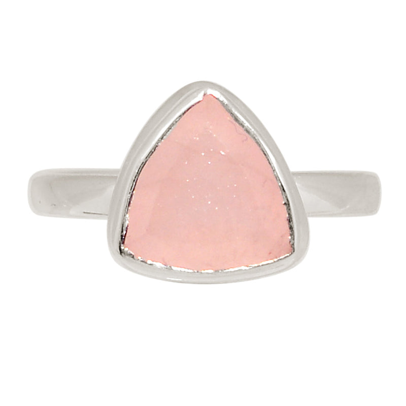 Rose Quartz Faceted Ring - RQFR1226