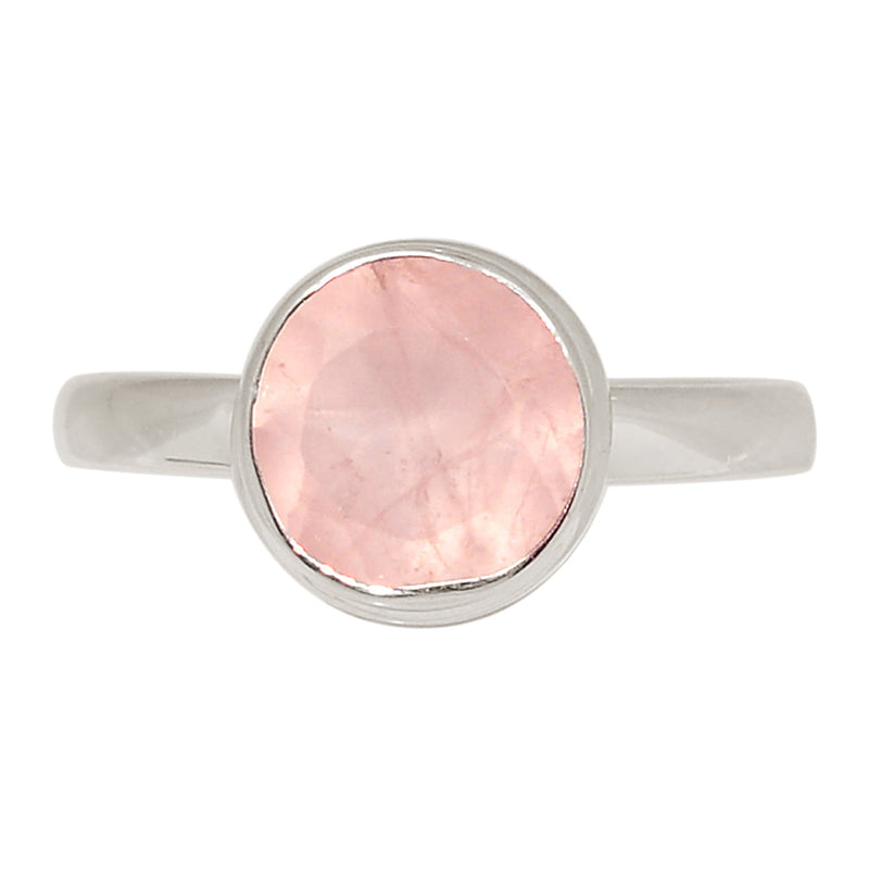 Rose Quartz Faceted Ring - RQFR1228