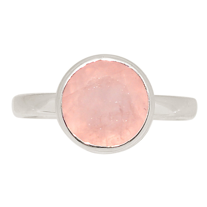 Rose Quartz Faceted Ring - RQFR1233