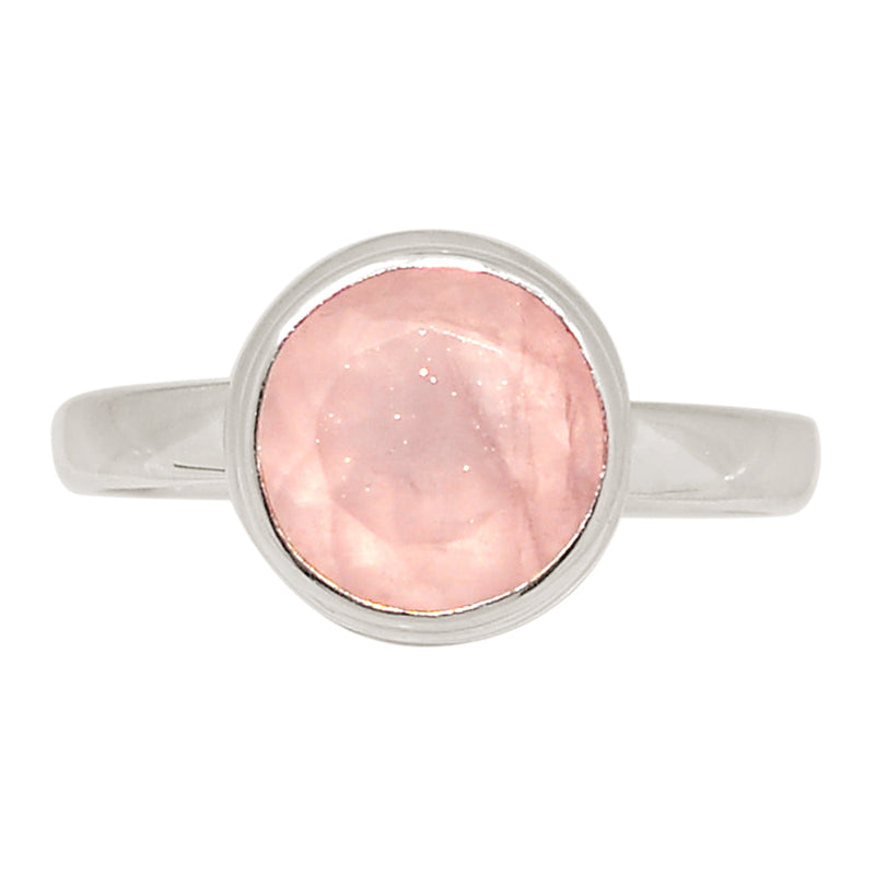 Rose Quartz Faceted Ring - RQFR1235