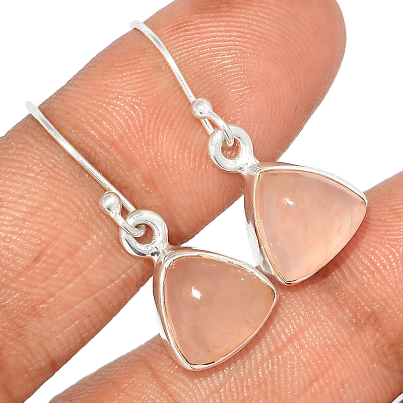 1.1" Rose Quartz Earrings - RQZE1199