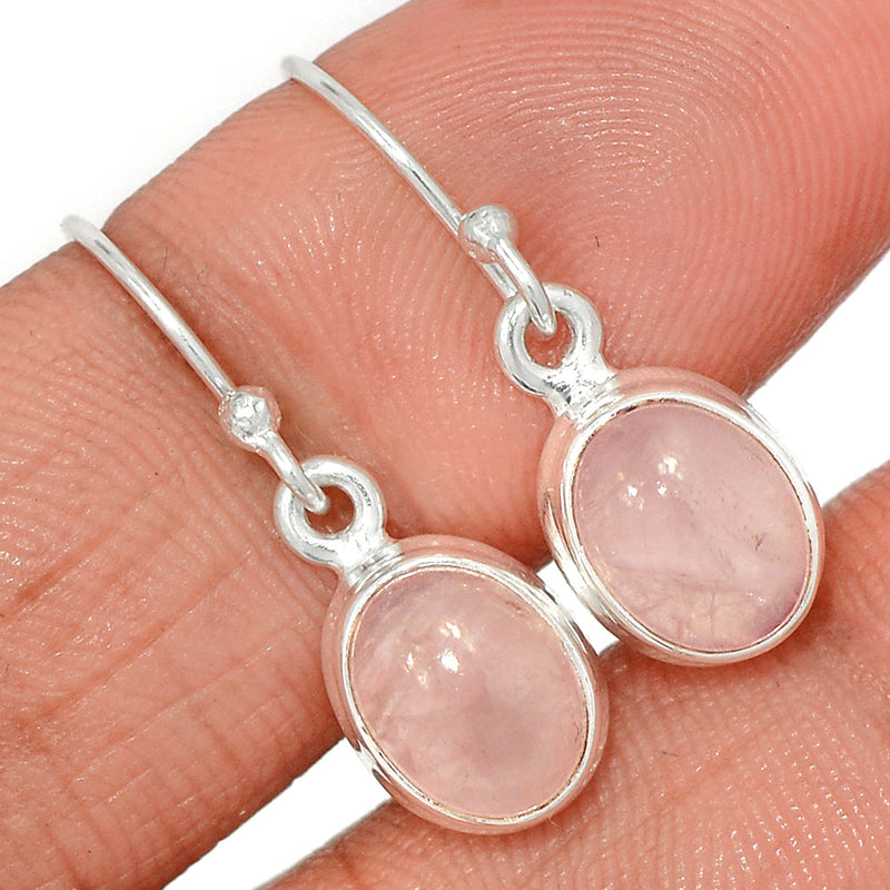 1.1" Rose Quartz Earrings - RQZE1257
