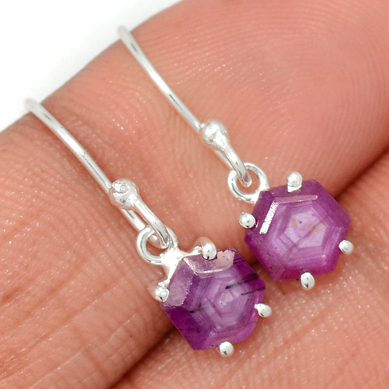 0.8" Claw - Ruby Stalactites Earrings - RSFE80