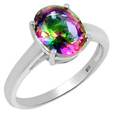 8*10 MM Oval - Mystic Topaz Ring - MTR7