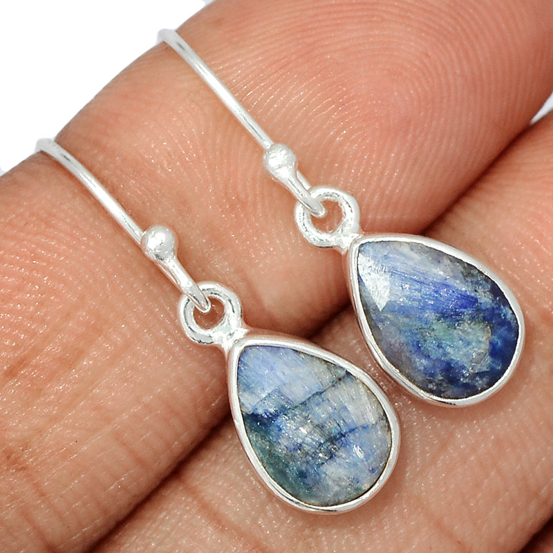 1.1" Treated Sapphire Earrings - SAPE1266
