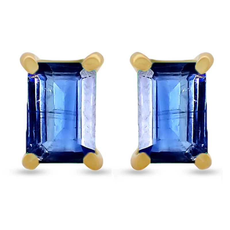 3*5 MM Octo - 18k Gold Vermeil - Kyanite Faceted Studs - SBC107G-KYF Catalogue