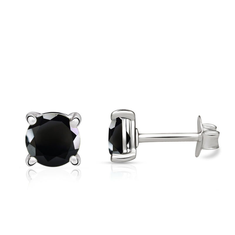 4*4 MM Round - Black Spinel Stud - SBC108-BSF Catalogue