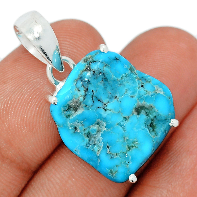 1.2" Claw - Kingman Turquoise Rough Pendants - SBTP1356