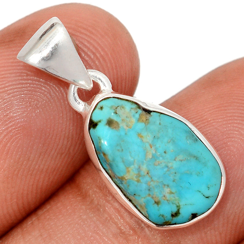 1" Kingman Turquoise Rough Pendants - SBTP1361