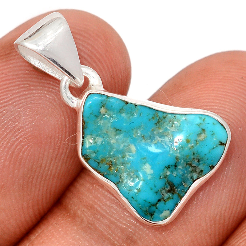 1" Kingman Turquoise Rough Pendants - SBTP1367