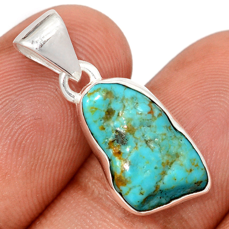 1" Kingman Turquoise Rough Pendants - SBTP1380