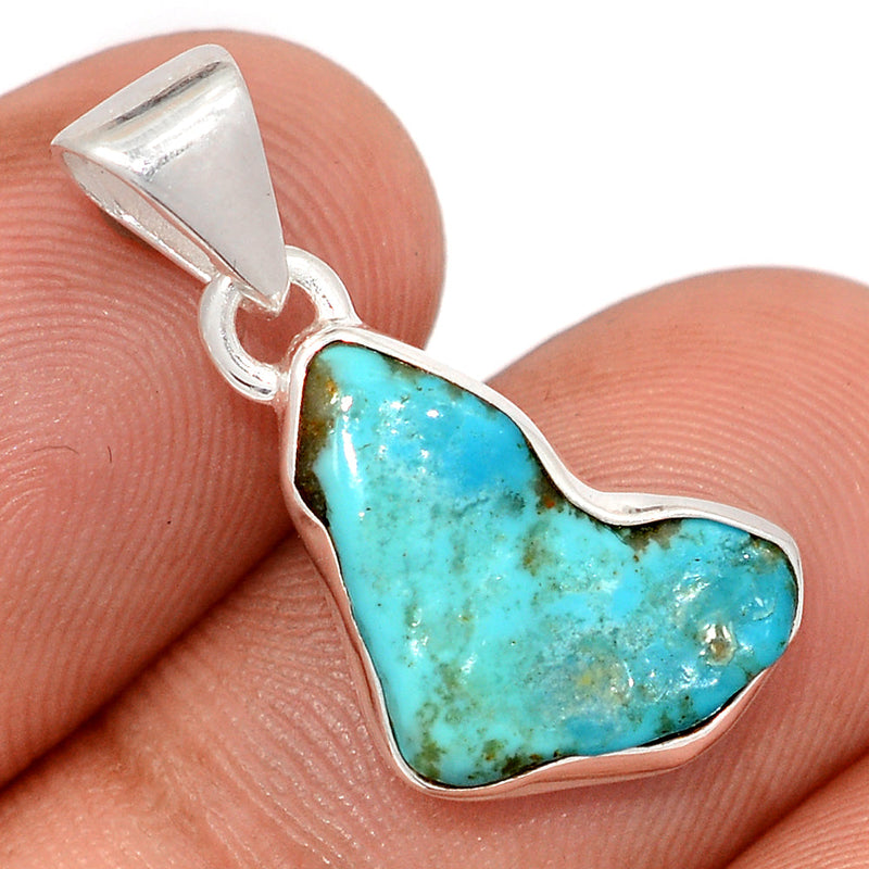 1" Kingman Turquoise Rough Pendants - SBTP1389
