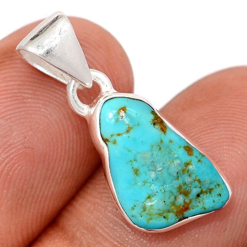 1" Kingman Turquoise Rough Pendants - SBTP1395