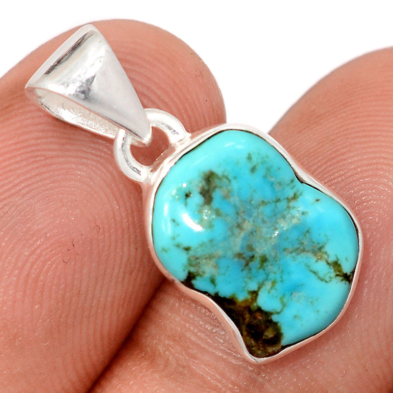 1" Kingman Turquoise Rough Pendants - SBTP1410