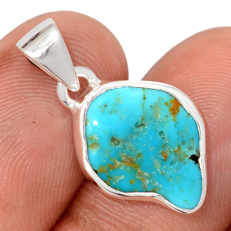 1" Kingman Turquoise Rough Pendants - SBTP1432