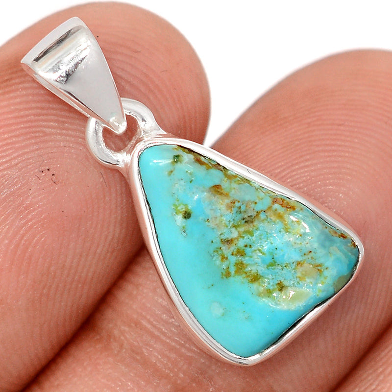 1" Kingman Turquoise Rough Pendants - SBTP1448