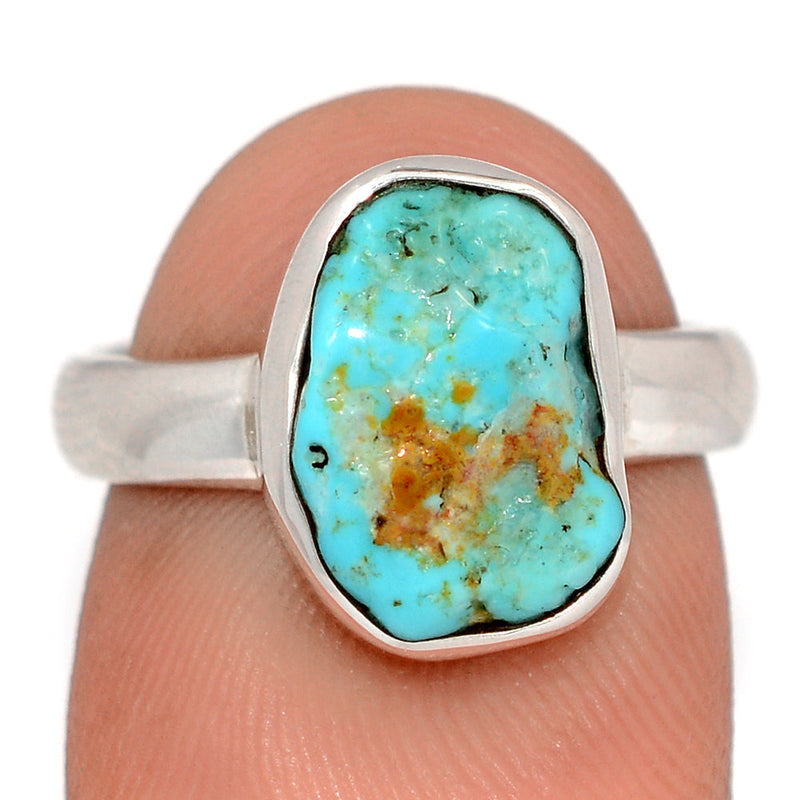 Kingman Turquoise Rough Ring - SBTR1686