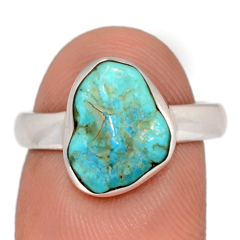 Kingman Turquoise Rough Ring - SBTR1695