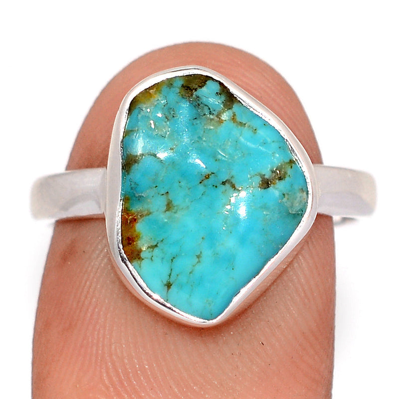 Kingman Turquoise Rough Ring - SBTR1711
