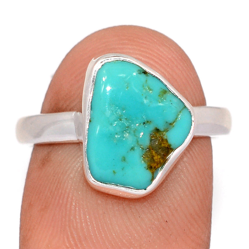 Kingman Turquoise Rough Ring - SBTR1718