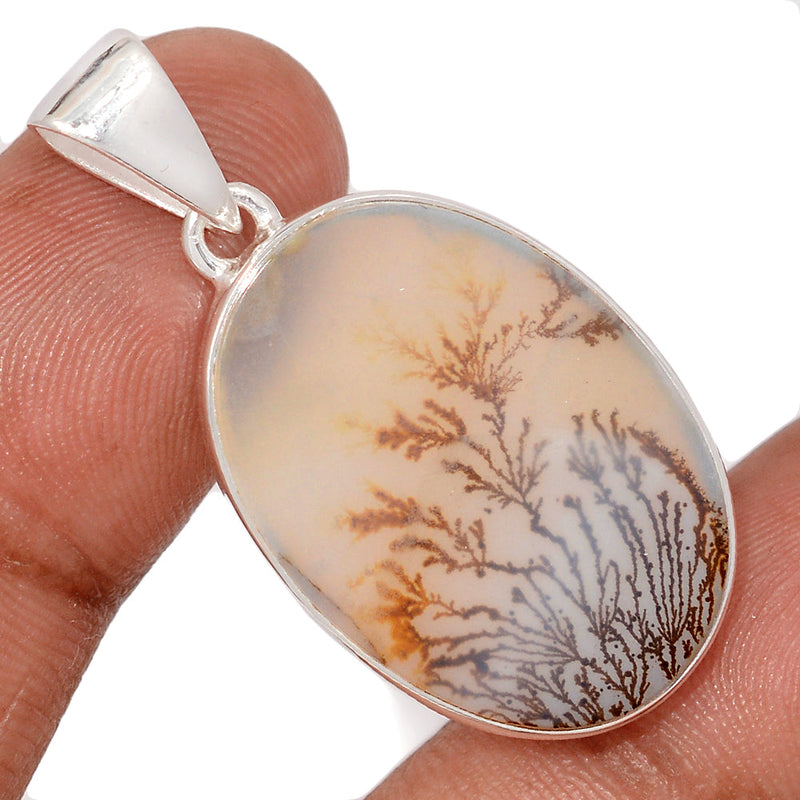 1.6" Scenic Dendritic Agate Pendants - SDAP3533