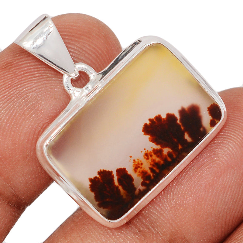 1.1" Scenic Dendritic Agate Pendants - SDAP3544