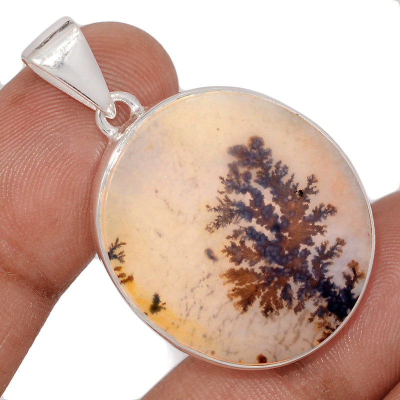 1.6" Scenic Dendritic Agate Pendants - SDAP3546