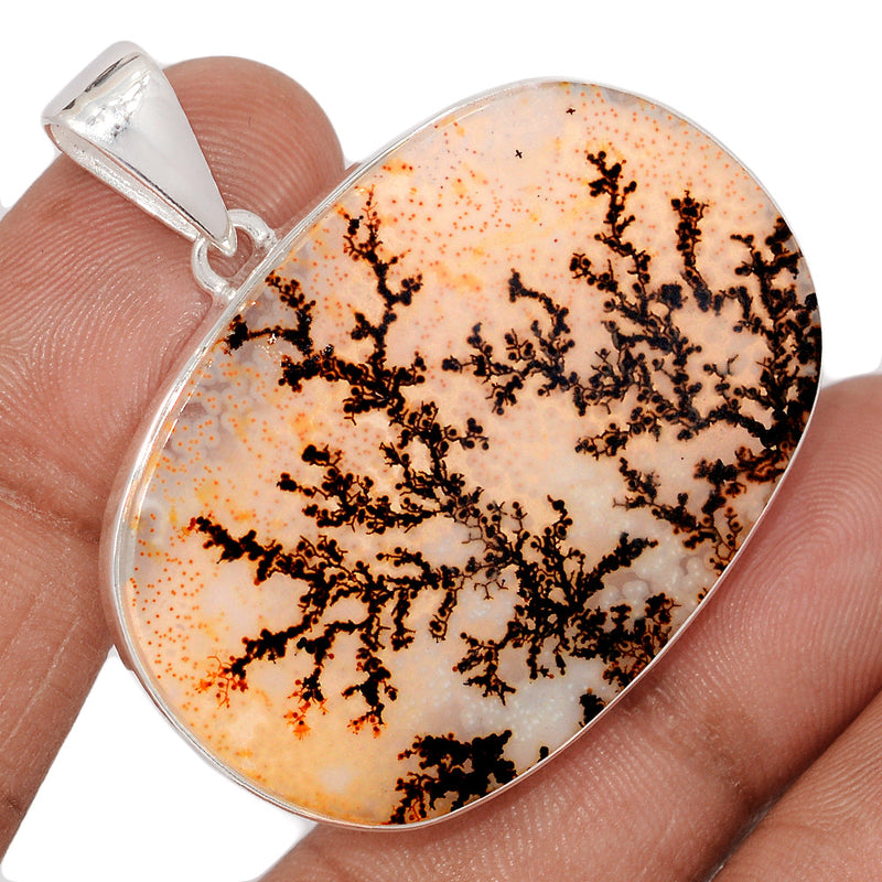 1.7" Scenic Dendritic Agate Pendants - SDAP3551