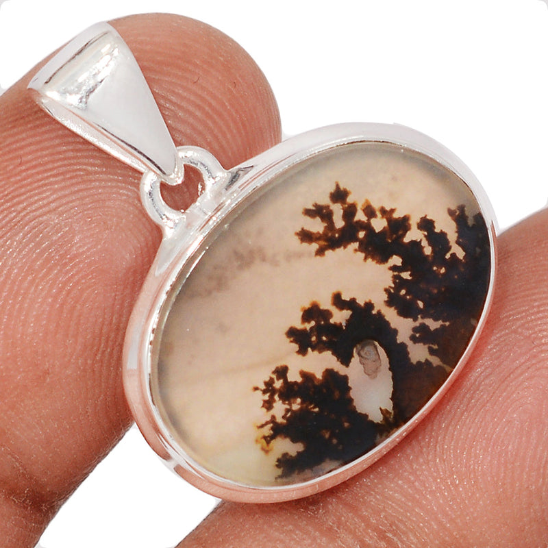 1.1" Scenic Dendritic Agate Pendants - SDAP3554