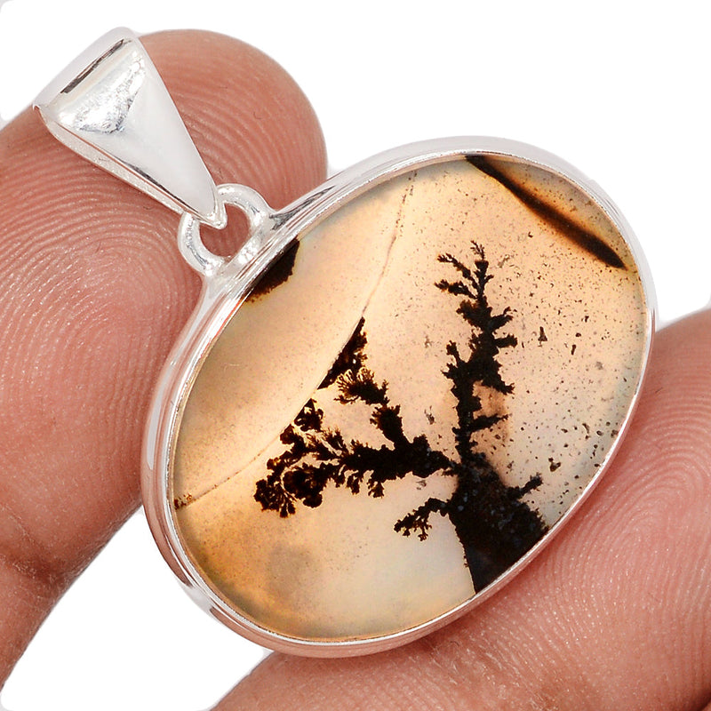 1.3" Scenic Dendritic Agate Pendants - SDAP3557