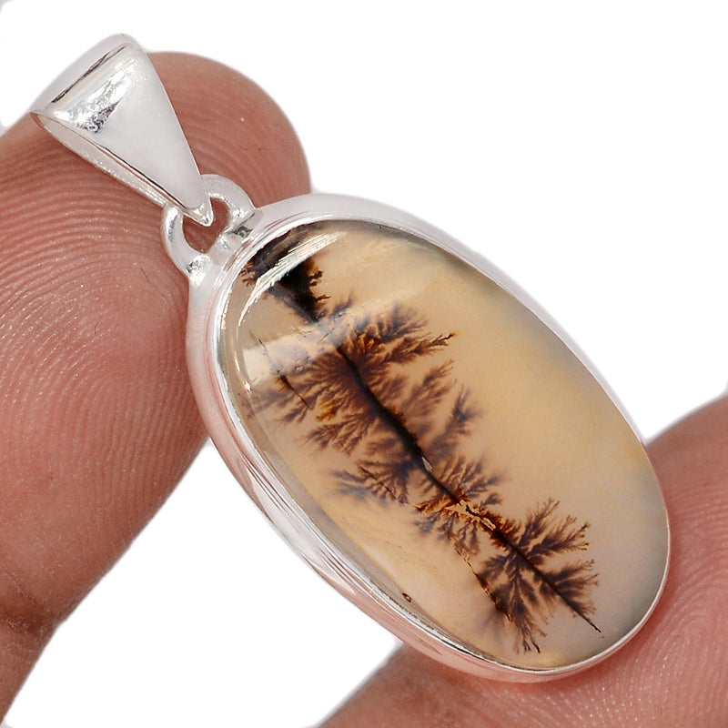 1.5" Scenic Dendritic Agate Pendants - SDAP3559