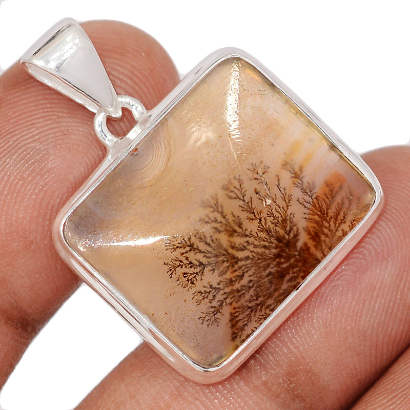 1.2" Scenic Dendritic Agate Pendants - SDAP3561