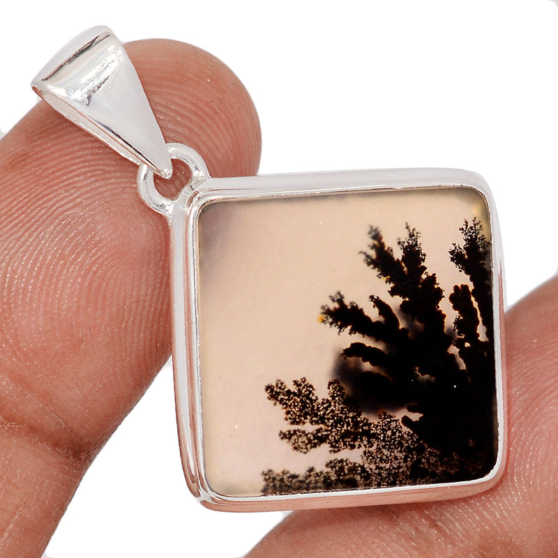 1.6" Scenic Dendritic Agate Pendants - SDAP3562